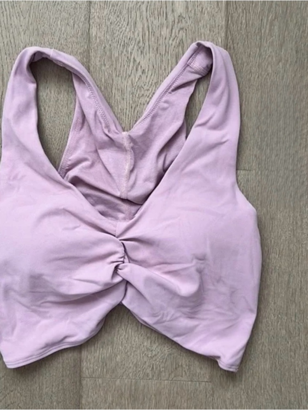 lululemon athletica Ruched Nulu Long line Yoga Bra Pink Peony Sports Bra